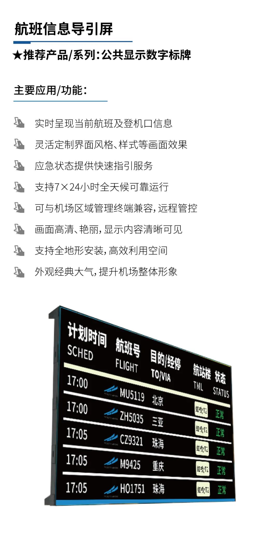 机场航显解决方案